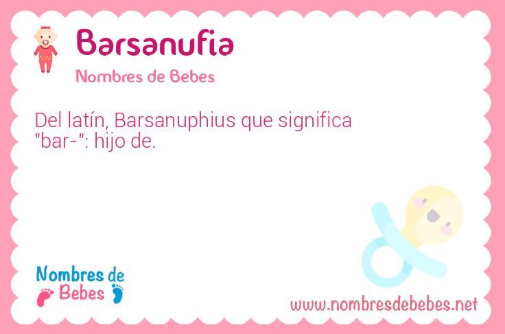 Barsanufia